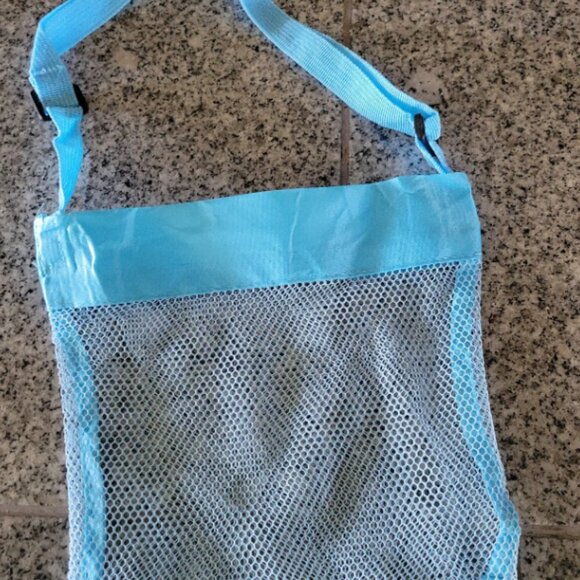 Other - Mesh seashell bag for kids. Blue. New